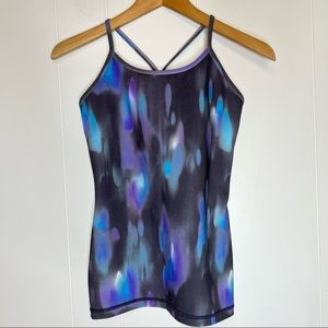 Ivivva Lululemon Watercolor Tank Top Girls Sz 12
